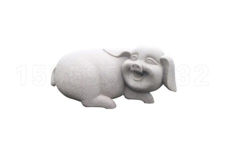 石雕猪 石头猪动物雕塑 石猪雕刻