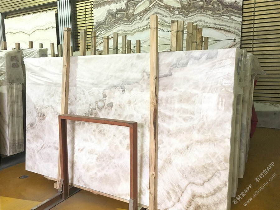 木纹白玉大板