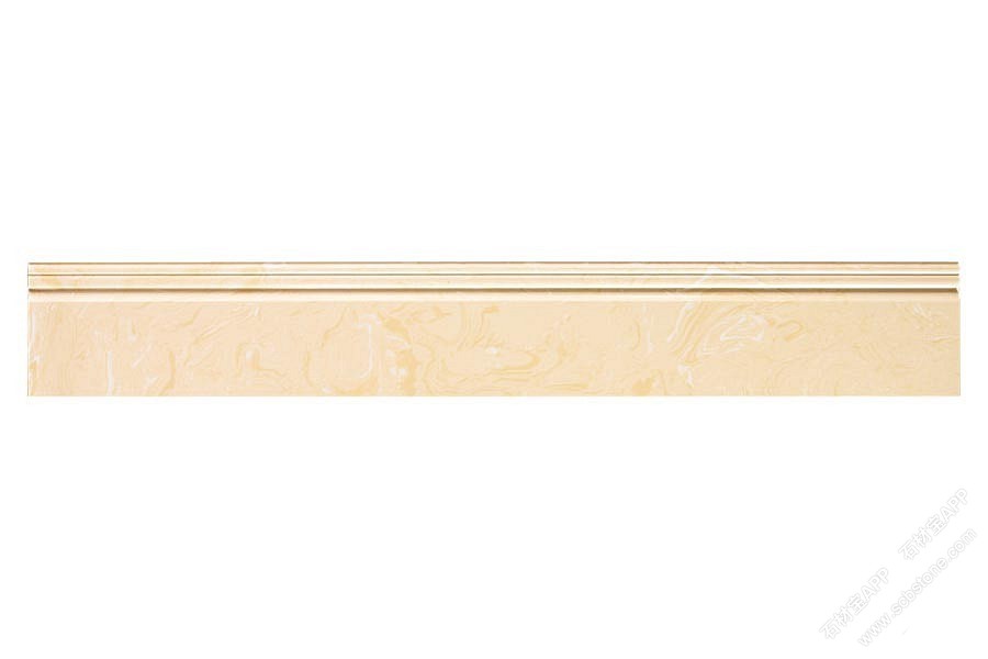 地脚线JS柏利白玫瑰