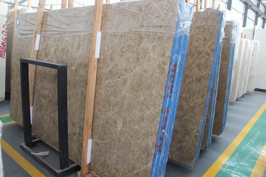 水晶浅啡大板展示