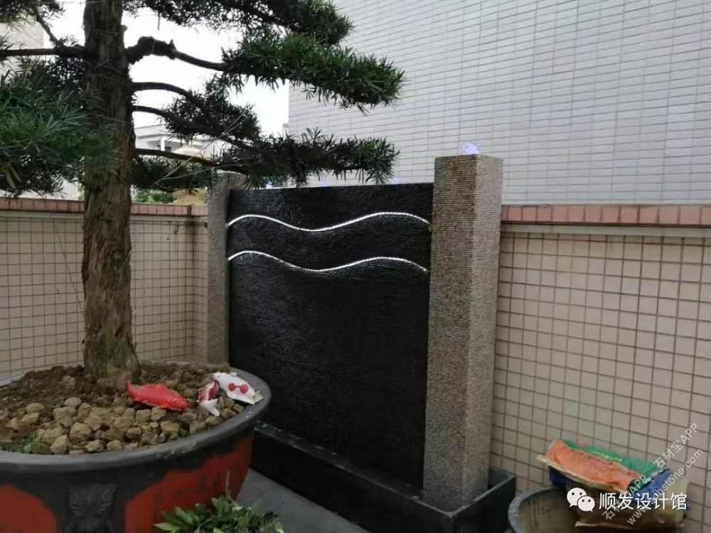 水幕墙透光屏风款