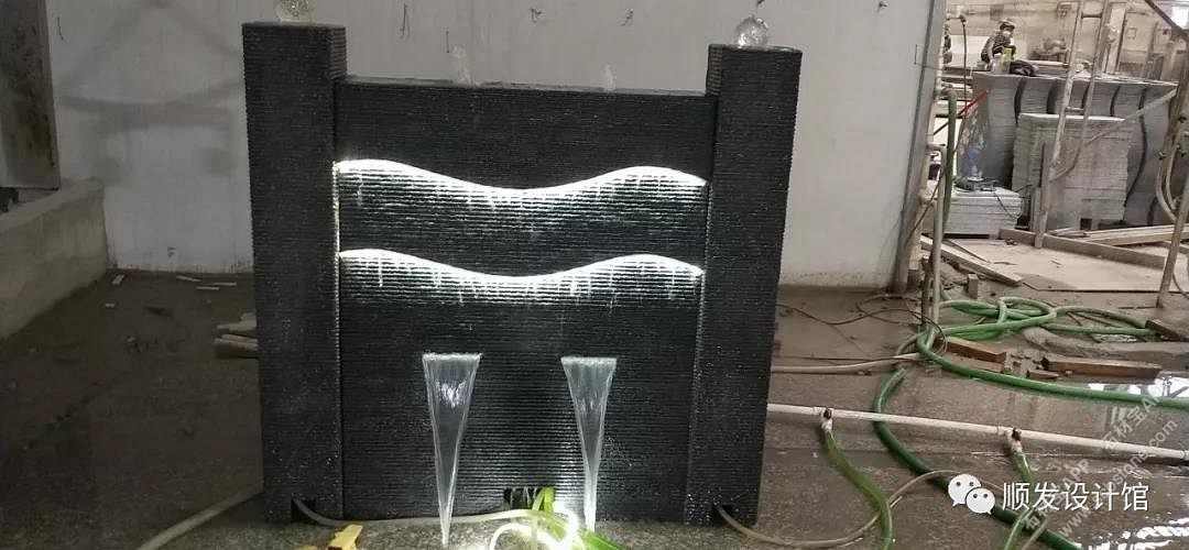 水幕墙透光屏风款