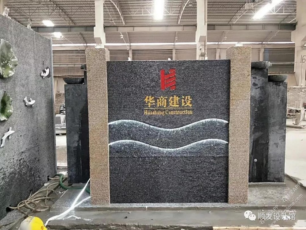 水幕墙透光屏风款