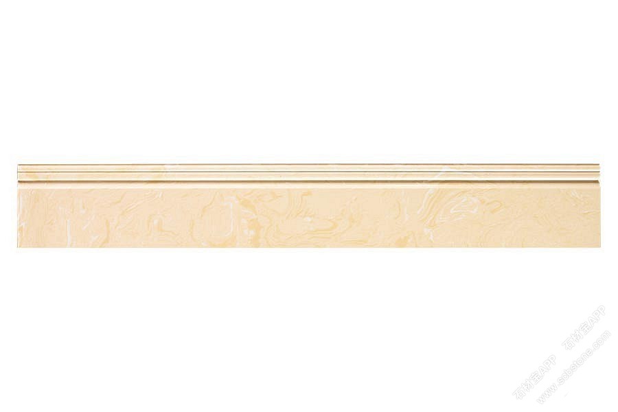 地脚线JS柏利白玫瑰