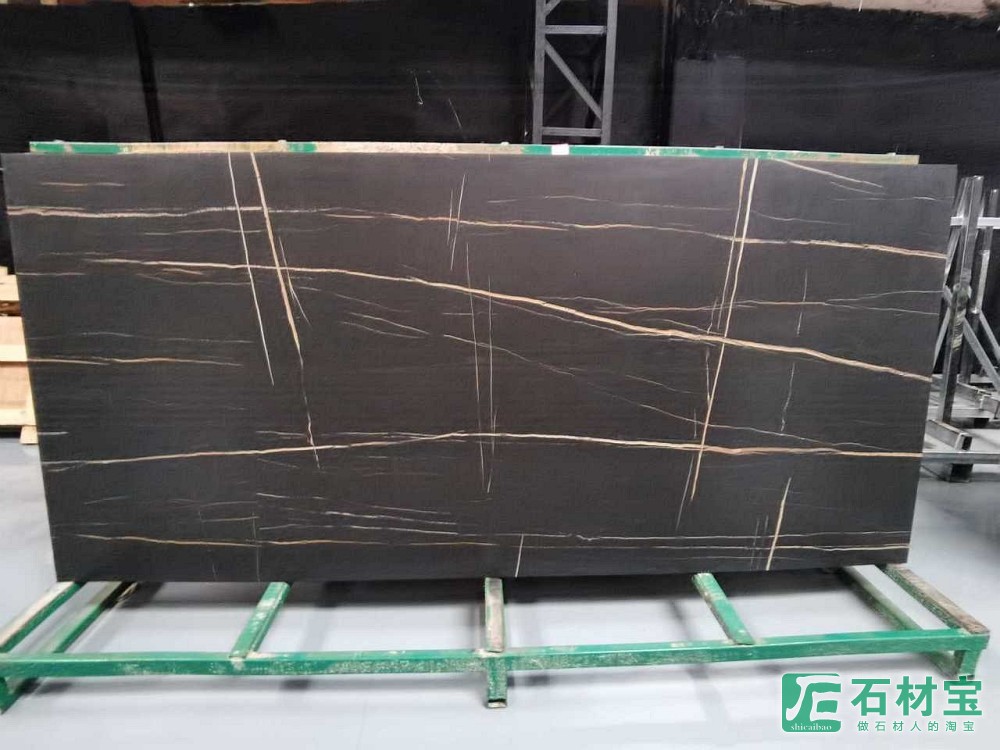 劳伦黑金岩板-YB007