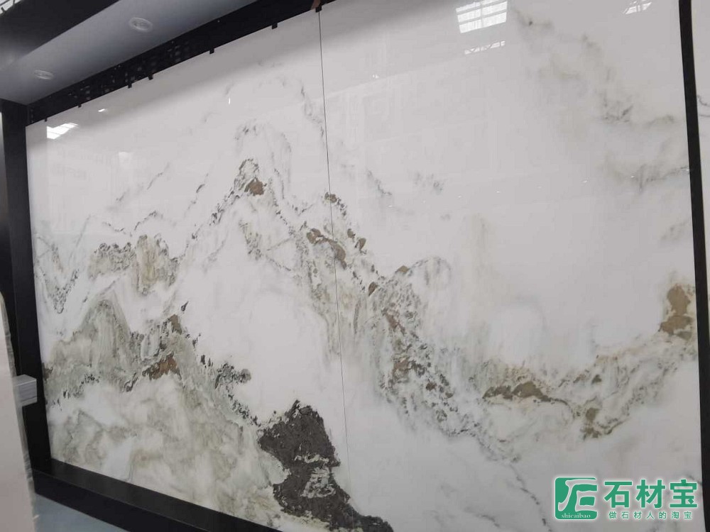 山水彩玉画岩板-YB020