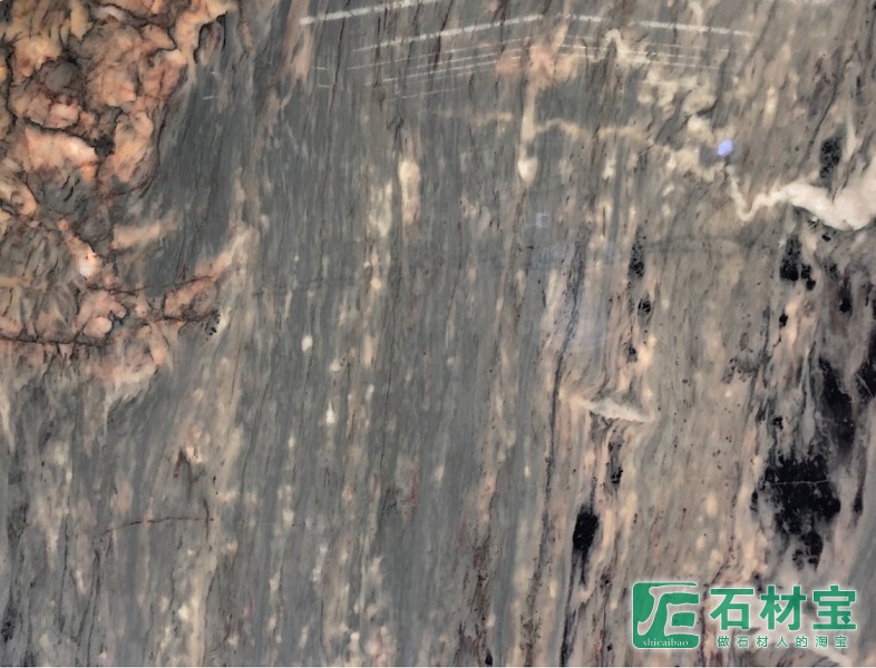 0°南极洲乱纹透光轻奢石(新品)