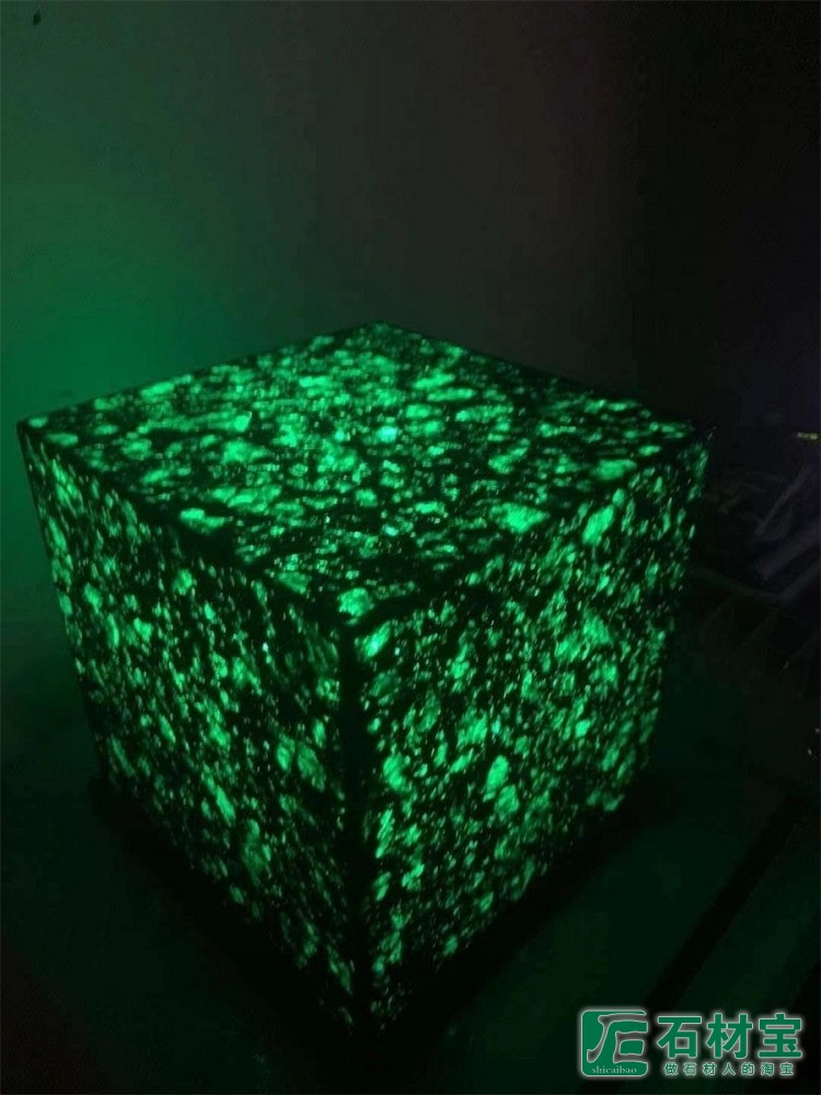 孔雀绿透光展示