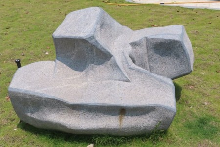 抽象石雕创意石材雕塑石椅子