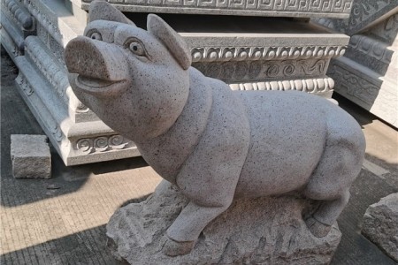 石雕卡通猪宠物猪