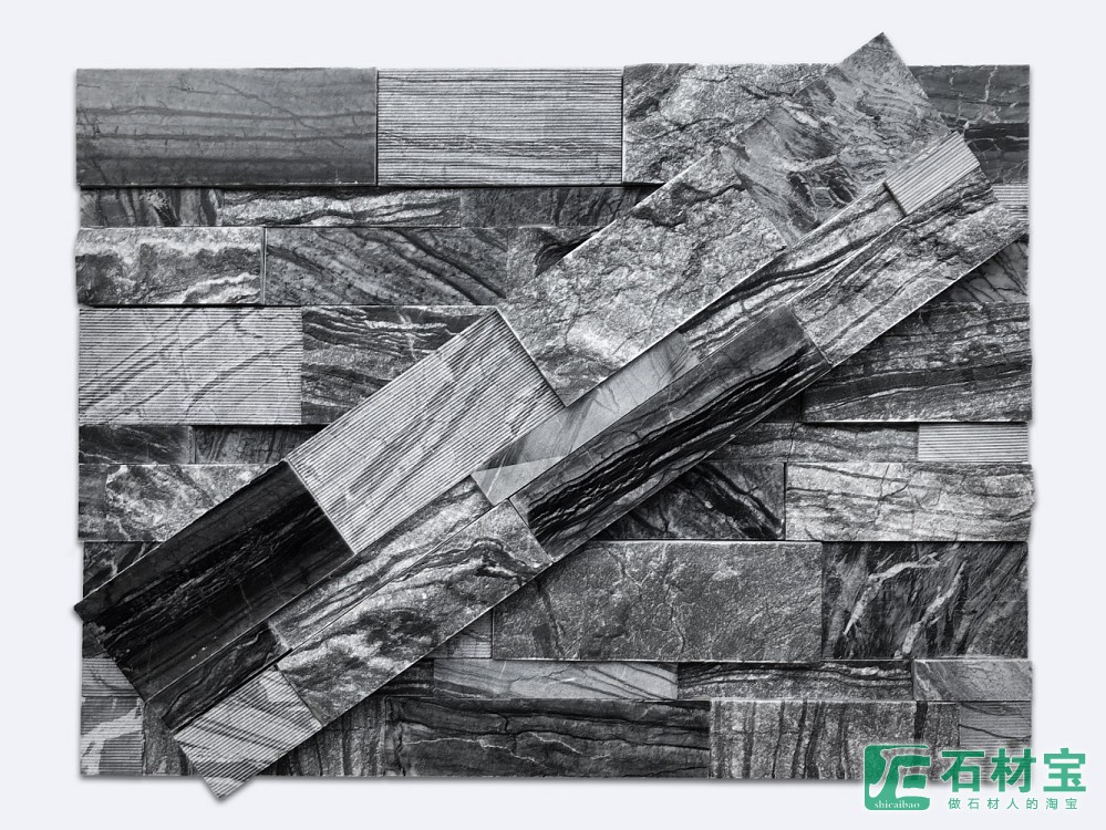 古木纹三条组合面