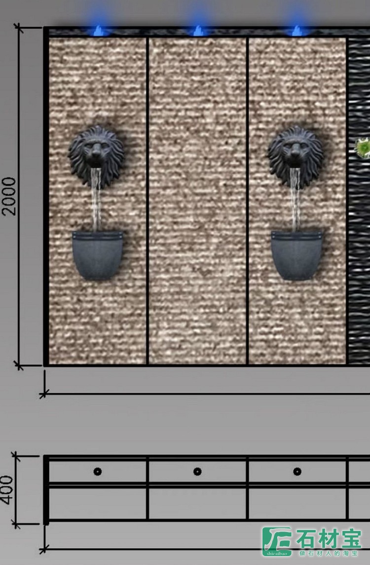 热卖水幕墙款式