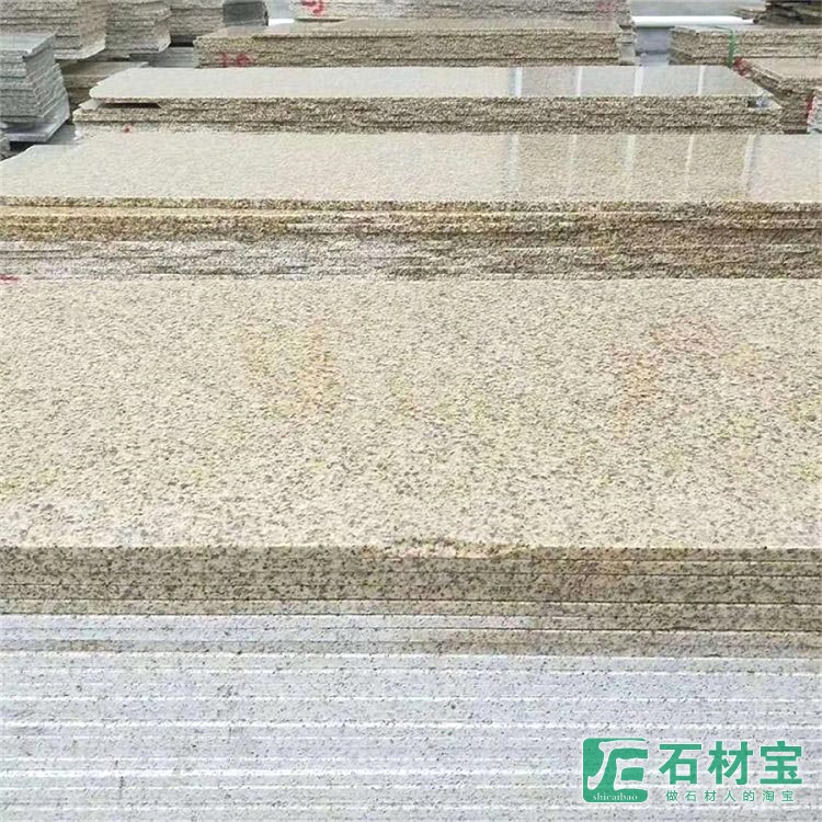 随州黄金麻石材 浅黄色花岗岩黄金麻干挂 黄金麻厂家批发