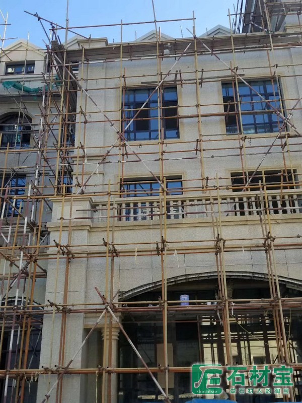 随州黄金麻光面外墙干挂黄锈石干挂板