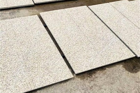 湖北黄金麻黄锈石荔枝火烧面外墙干挂地铺工程板薄板