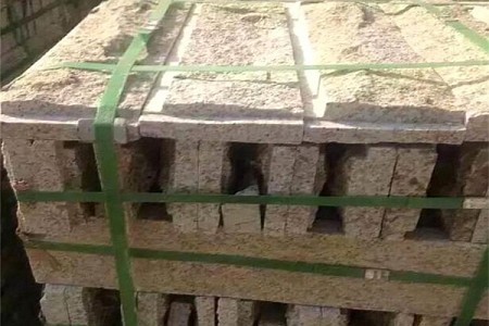 随州黄金麻蘑菇石 黄锈石花岗岩文化石 湖北黄金麻蘑菇石背景墙