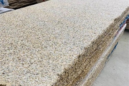随州黄锈石荔枝板 荔枝面大理石广场石材 黄金麻荔枝面花岗岩