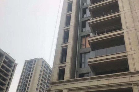 随州黄金麻石材厂家批发荔枝面火烧面光面花岗岩外墙干挂板工程案例