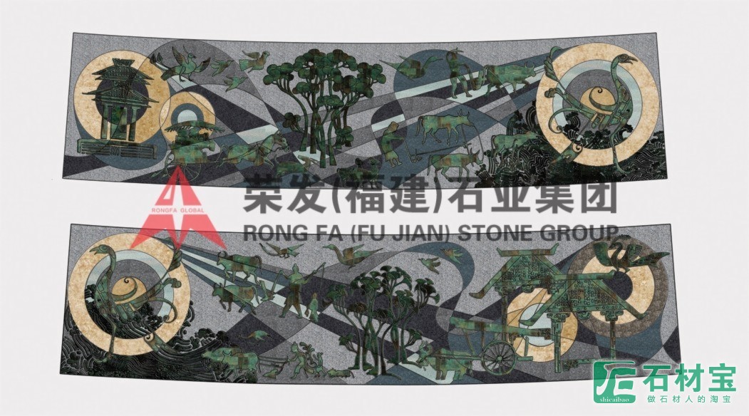 湖北武汉洪山广场壁画雕塑装饰工程