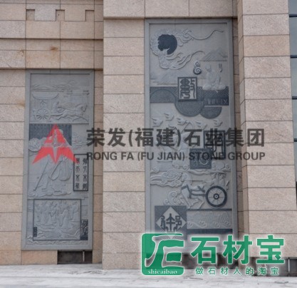 江西金溪一中外墙浮雕装饰工程