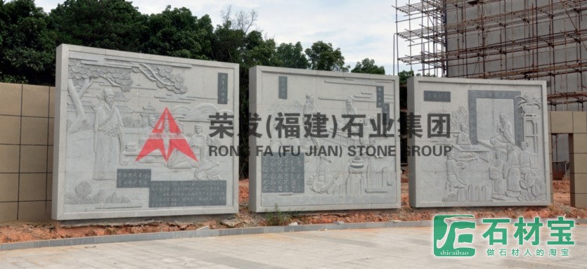 江西金溪一中外墙浮雕装饰工程