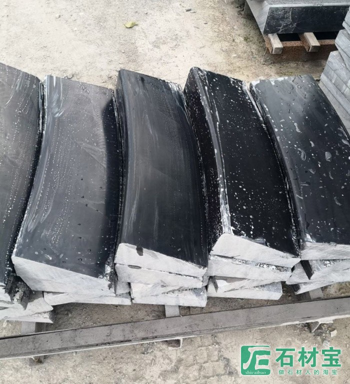 中国黑石材蒙古黑贵州黑自然面异形加工