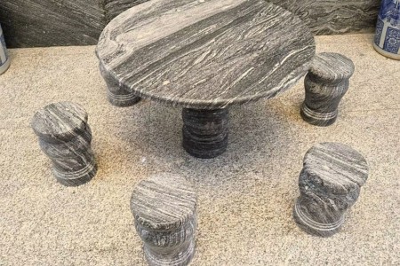 浪淘沙石桌椅
