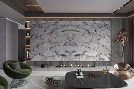 天然奢石背景墙卡拉白 