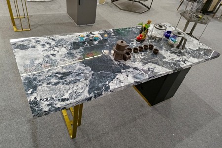 古萨轻奢岩板简约办公室高档茶台