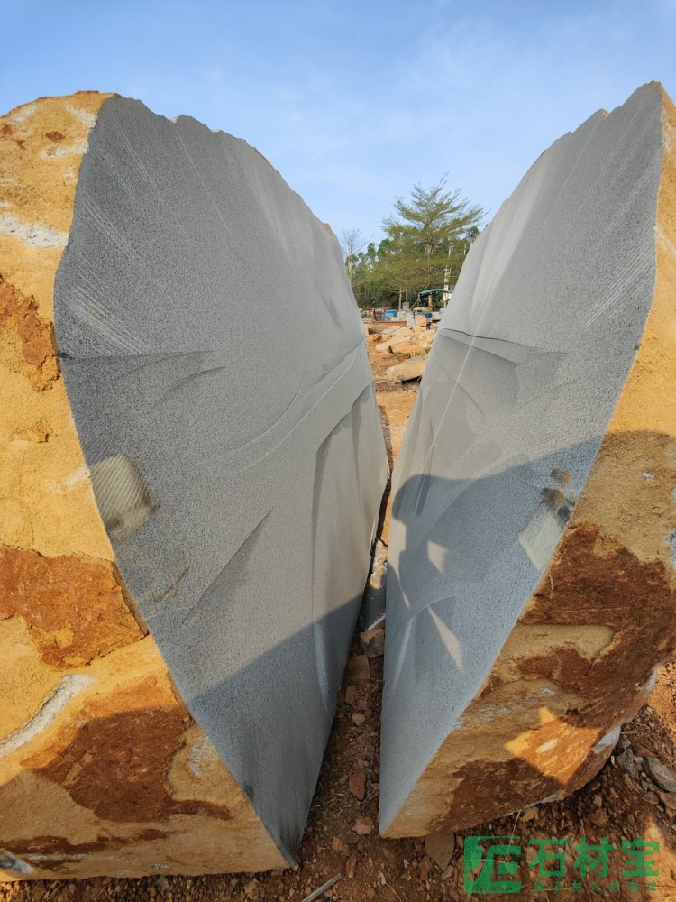 湛江黑荒料原石