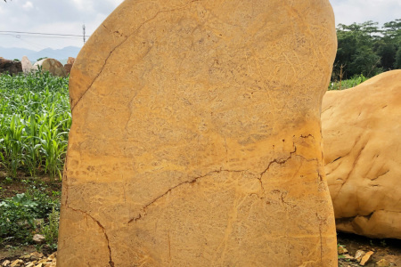 黄蜡石(立石)2米