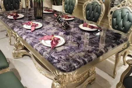 紫萤石餐桌