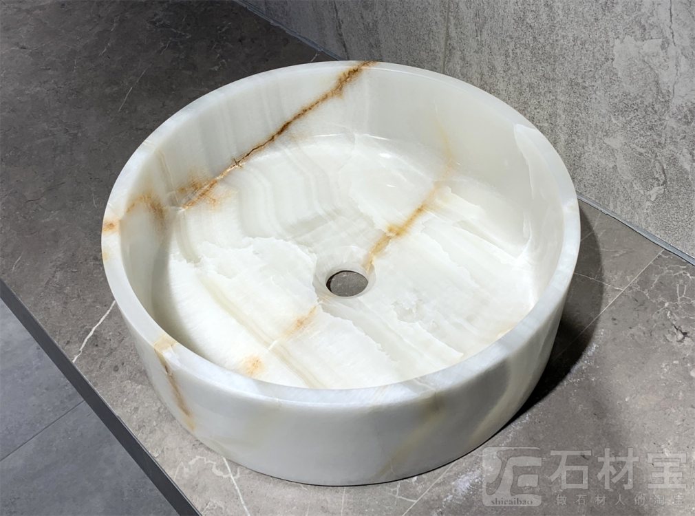 玉石洗手盆