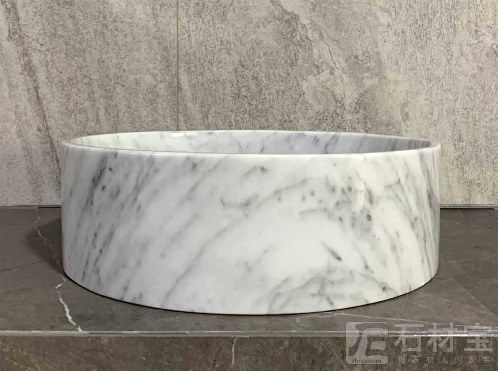 卡拉拉白洗手盆