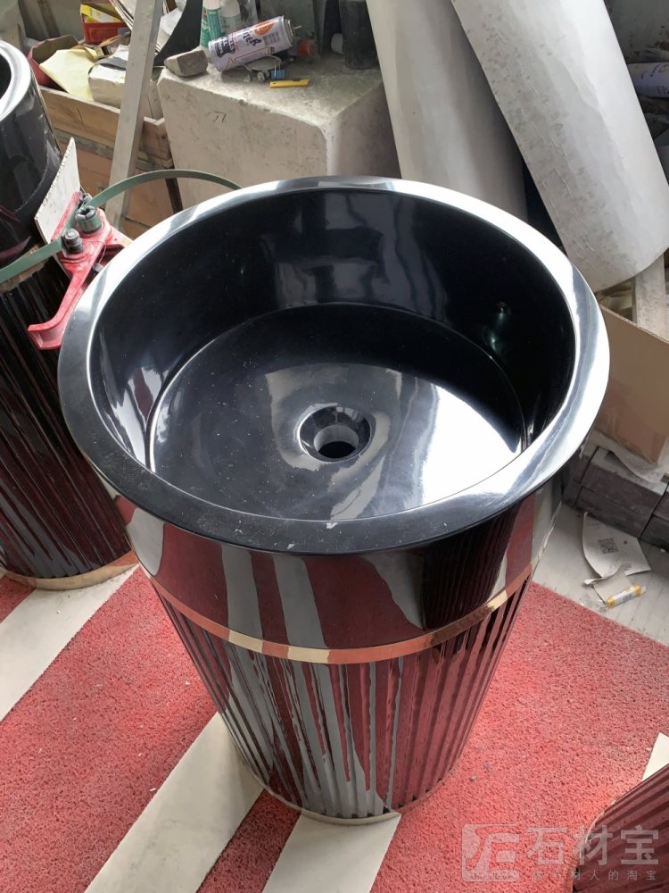 黑白根柱盆