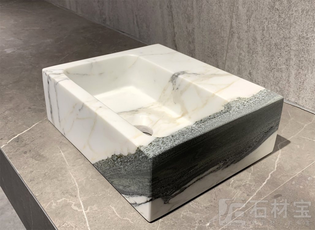 大花白洗手盆