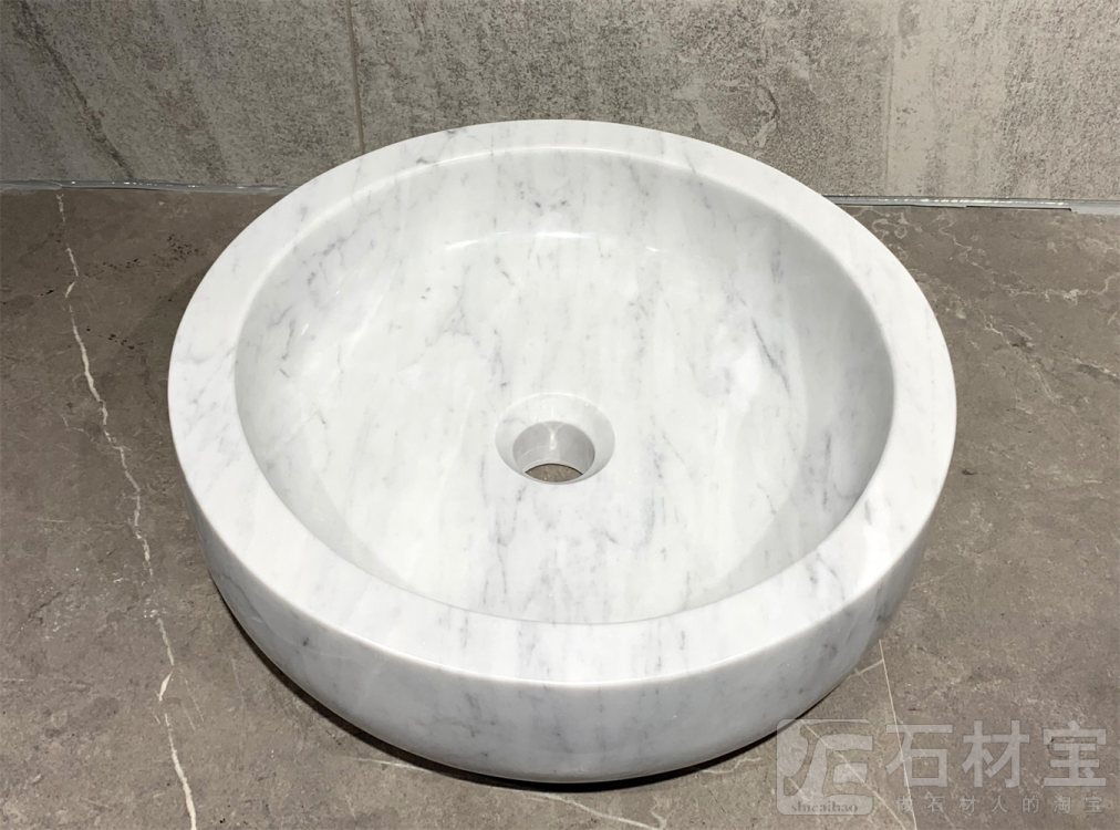 卡拉拉白洗手盆