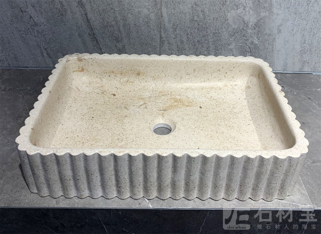 葡萄牙米黄洗手盆