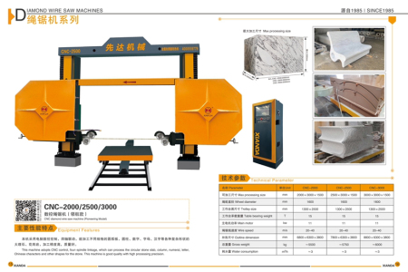 CNC-2000/2500/3000  数控绳锯机