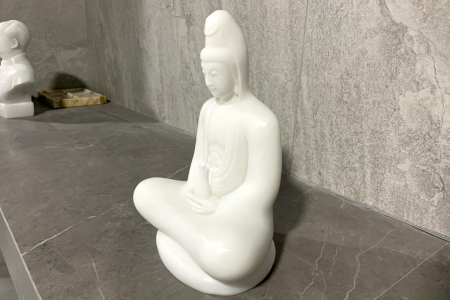 白玉观音像摆件