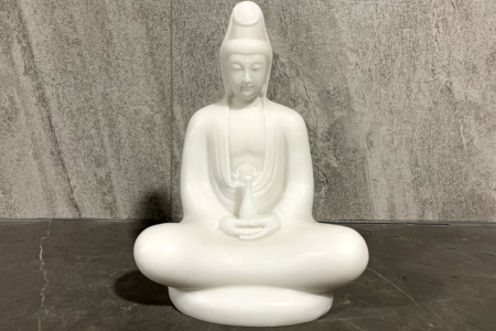 白玉观音像摆件