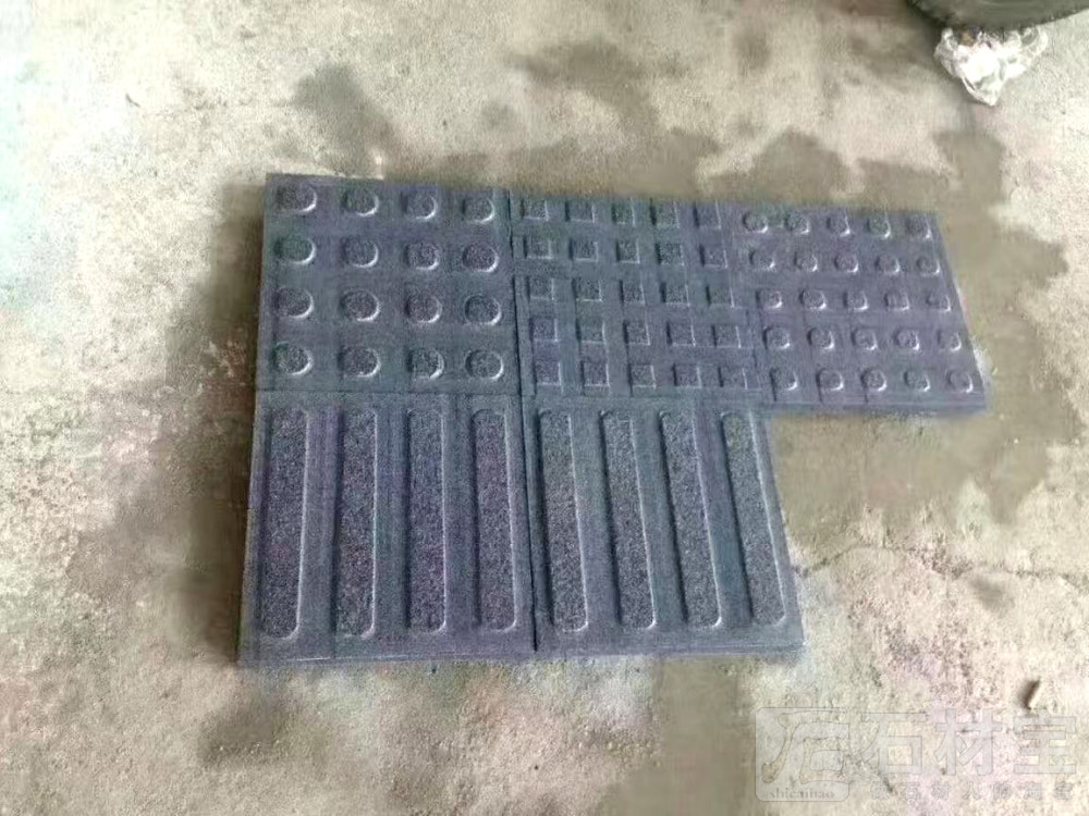 河南芝麻灰盲道石