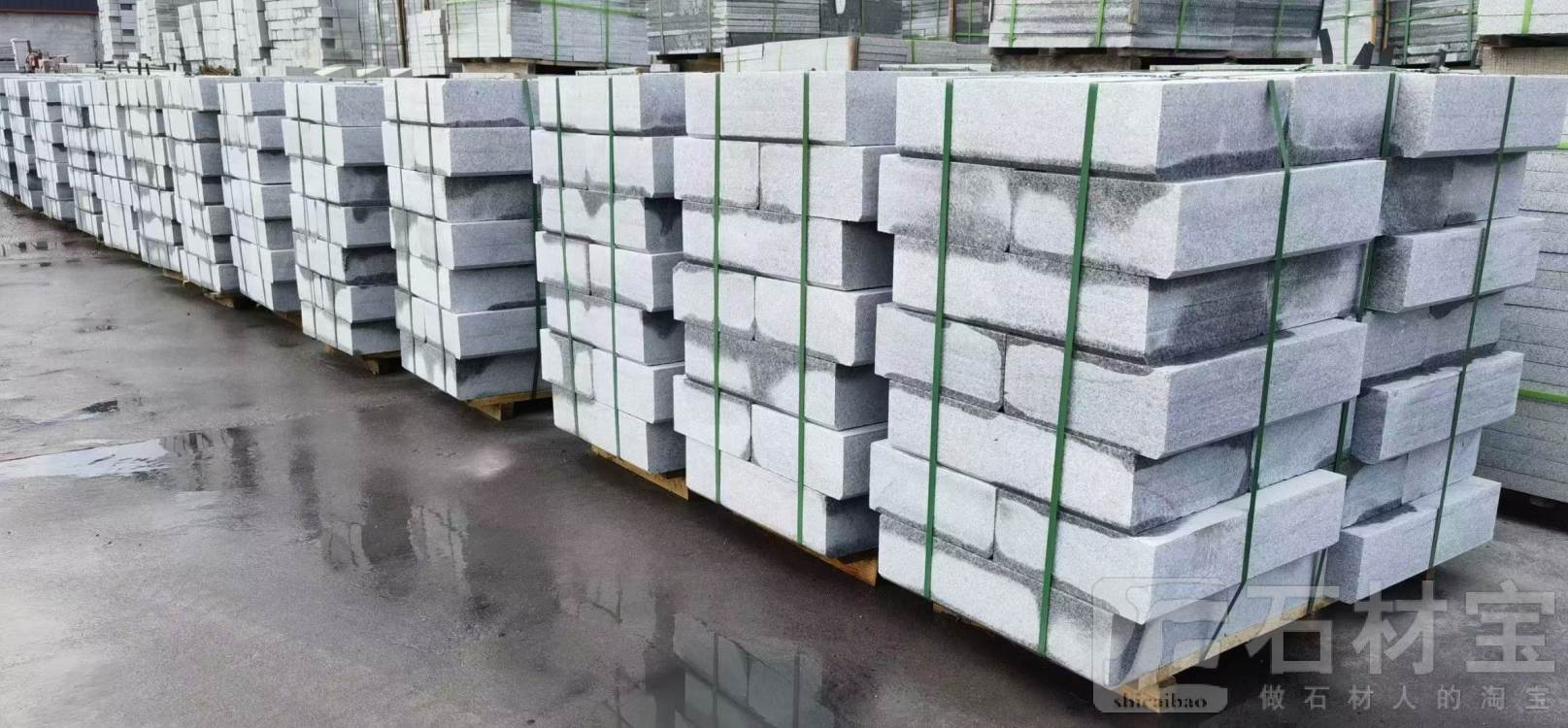 河南芝麻灰路沿石