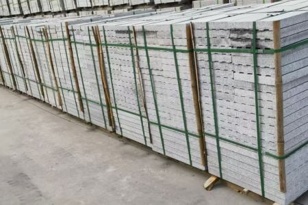 河南芝麻灰盲道石