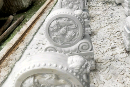 汉白玉石鼓
