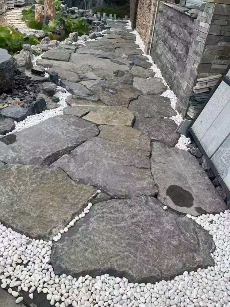 山西黑石皮 山西黑景石 山西黑碎拼