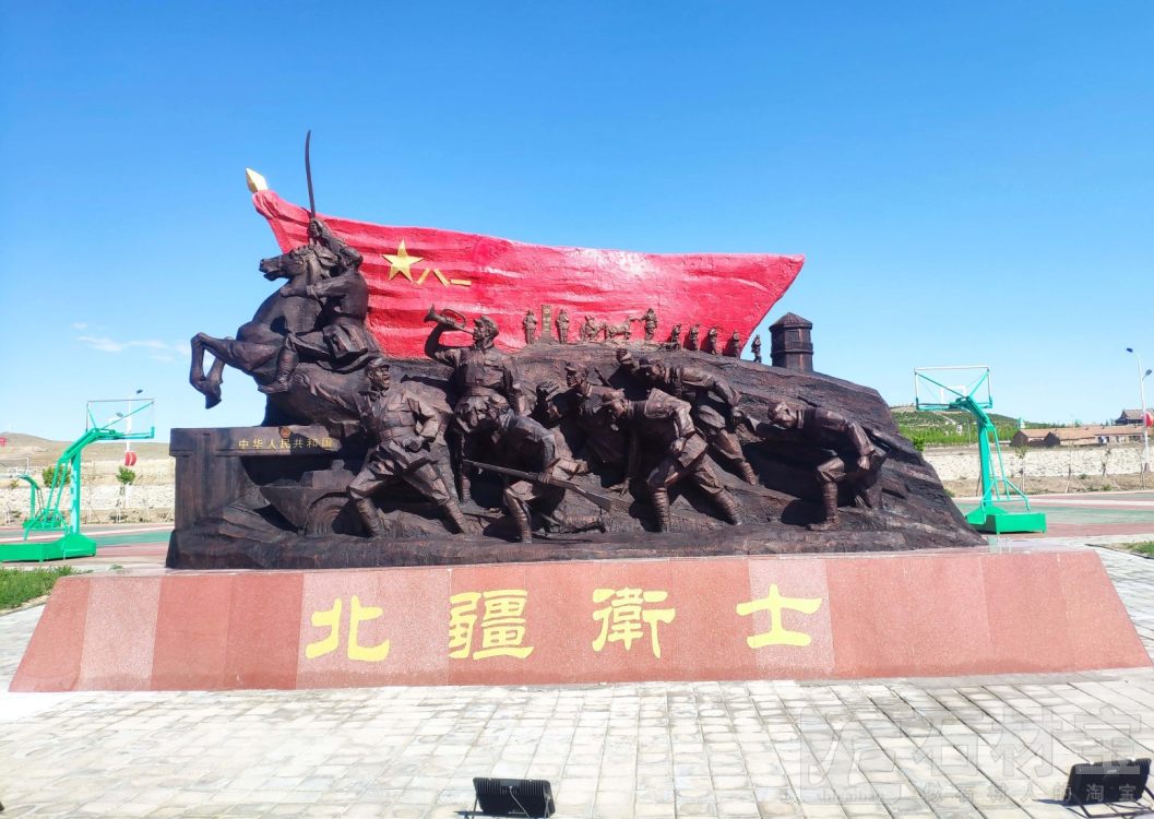 战争抗战雕塑