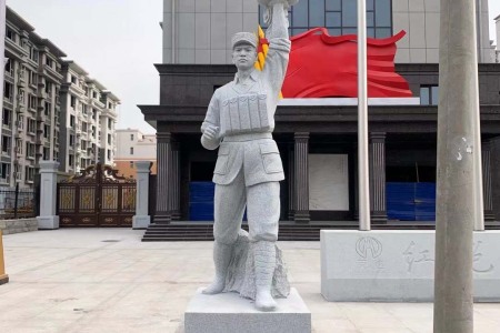 战争抗战雕塑