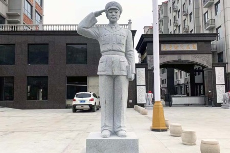 战争抗战雕塑