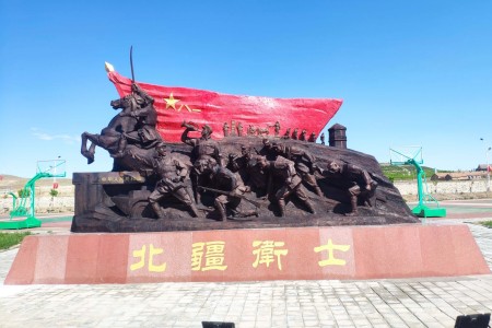 战争抗战雕塑